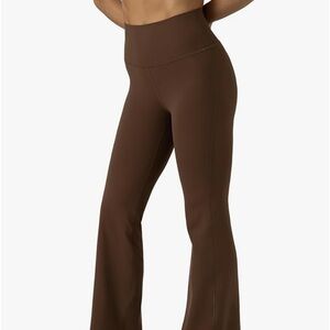 Promover XL NWOT Brown midrise well-made flare leggings